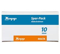 Kopp Malta 309113018 Lot de 10 cadres de recouvrement 1 compartiment Blanc arctique