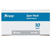 Kopp Milano 305620013 Lot de 10 cadres de recouvrement simples en acier