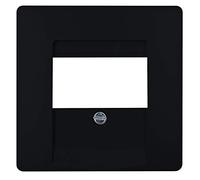 Kopp Paris 326050183 Cache TAE pour Prise TAE pour 1 à 3 Ports et 2 Prises USB IP20 Noir Mat