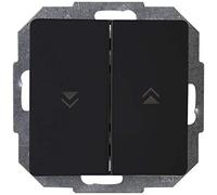Kopp Paris 651550080 Interrupteur de Store encastré Noir Mat