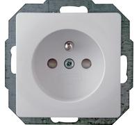 Kopp Paris Prise de Courant avec Contact renforcé 250 V Blanc Arctique, 921102083