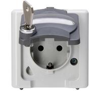 KOPP Prise 1f gr mt BLUE ELECTRIC AP Klappd