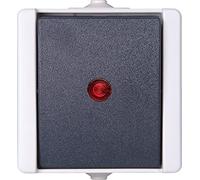 Kopp ProAQA 541656003 Lot de 5 interrupteurs de contrôle Gris