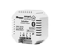 Kopp Smart Control 834004027 Actionneur de commutation série 2 canaux 4 fils Technologie Bluetooth Mesh Smart Home Amazon Alexa, Google Home