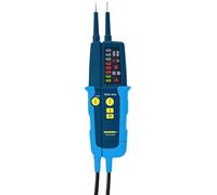 Kopp Testeur de tension et de continuité, affichage LED, 12-1000 V AC/DC, 30 mA Test FI + indicateur de champ rotatif, CAT III 1000 V/CAT IV 600 V, 324270019