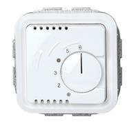 Kopp Thermostat d'ambiance inverseur Blanc Arctique, 290402182