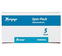 Kopp Venedig 400243016 Platine Set professionnel avec 5 cadres de recouvrement 2 voies