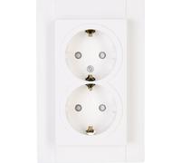 Kopp x2 complet Prise 2P+T HK 07 blanc pur 940229004