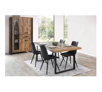 Ensemble Table 230cm + Vitrine 3 Portes 1 Tiroir - KORA -