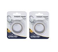 Korbond Industries 4,5 m Matière Synthétique Ruban de réparation instantané, Lot de 2, Transparent