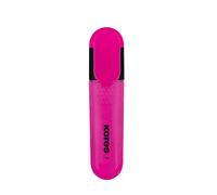 Kores - Bright Liner Plus : Surligneur Rose Fluorescent, Pointe Biseautée, Encre à Base d'Eau, Forme Ergonomique, Fournitures Scolaires et de Bureau, Paquet de 10