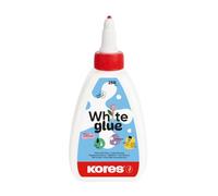 Kores Colle Blanche, Adhésif PVA, Lavable, Séchage Transparent, 250ml