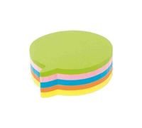 Kores – Notes autocollantes en forme de bulle, 70 x 70 mm, 250 feuilles, 5 couleurs assorties