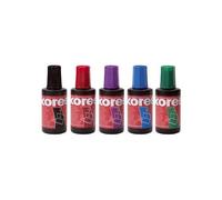 Flacon encre pour encreur - Noir - Indélébile - Séchage rapide - 27ml -