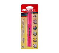 Kores - High Liner Plus : Stylos Surligneurs Fluorescents Roses, Pointe Biseautée et Encre à Base d'Eau, Fournitures Scolaires et de Bureau, Paquet Individuel