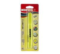 Kores - High Liner Plus : Stylos Surligneurs Jaunes Fluorescents, Pointe Biseautée et Encre à Base d'Eau, Fournitures Scolaires et de Bureau, Paquet Individuel