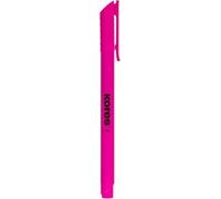 Kores - High Liner : Surligneurs Fins Roses Fluorescents, Pointe Biseautée et Encre à Base d'Eau, Fournitures Scolaires et de Bureau, Paquet de 12