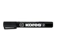 Kores Marqueur permanent K-Marker - Pointe biseautée 3-5 mm - Noir