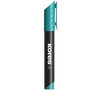 Kores K-Marker XP2 Lot de 12 marqueurs permanents à pointe biseautée Turquoise