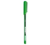 Kores - K1 : Stylos à Bille Verts, Pointe Moyenne de 1 mm, Encre Anti-Salissures pour une Écriture Douce, Forme Triangulaire Ergonomique, Fournitures Scolaires et de Bureau, Paquet de 12