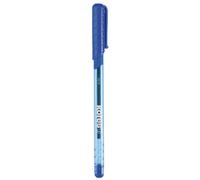 Kores - K2 : Stylos à Bille Bleus, Pointe Fine Biro de 0,7 mm avec Encre Anti-Salissures pour une Écriture Douce, Prise en Main Souple, Fournitures Scolaires et de Bureau, Paquet de 12