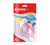Kit de géometrie GEO15, 4 pièces, assorti