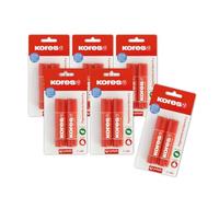 Kores - Lot de 24 bâtons de colle scolaires 8 g, adaptés pour une utilisation scolaire, infantile et professionnelle, sans solvants, non toxiques, faciles à laver, idéal pour débuter dans les travaux