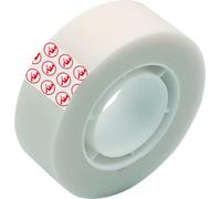 Kores lot de rouleaux invisible 33 m x 19 mm, 16 rouleaux mat/transparent