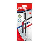 Kores - M2 Grafitos : Porte-Mines avec Gomme, Mine HB Douce, Couleurs de Corps Assorties, Paquet Individuel avec 1 Crayon et 15 Mines de Rechange