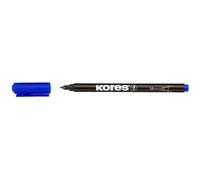 Marqueur Permanent "K Marker Fine" Pointe Médium Bleu Kores G
