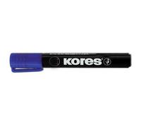 Kores Marqueur Permanent"K Marker" Pte Biseauté Bleu