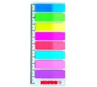 Kores Film - pagemarker, 12 x 45 mm, couleurs n¿on