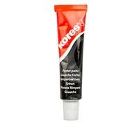 Kores Peinture Tempera - Tube en aluminium de 12 ml - Peinture lavable hautement pigmentée pour l'école, les loisirs et les projets d'artisanat - Finition mate - Mélangable à l'eau - Noir