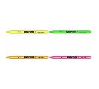 Kores Surligneur High Liner pointe biseautée 0,5-3,5 mm rose