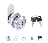 KOSHIFU Serrure de Boîte aux Lettres Serrure de Sécurité 16 mm avec 2 Clés Universelle Serrure d'Armoire Serrure à Came en Acier Inoxydable pour Tiroirs Classeurs Bureaux Boîtes aux Lettres