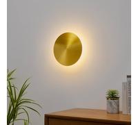 KOSILUM - Applique murale ronde finition laiton LED intégrée 18 cm - Dorenis - Lumière Blanc Chaud Eclairage Salon Chambre Cuisine Couloir - - 779 lm - LED intégrée - IP20