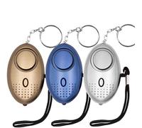 KOSIN Safe Sound Lot de 3 alarmes personnelles de 145 DB avec lumières LED, Alarme de sécurité d'urgence pour Femmes, Hommes, Enfants, Personnes âgées