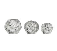 Kosta Boda Photophore Snowball lot de 3 lot de 3