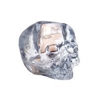 Kosta Boda Photophore tête de mort 8.5 cm verre transparent