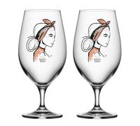 Kosta Boda Verre à bière All about you 40 cl Lot de 2 Near you beer (rusty orange)