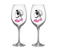 Kosta Boda Verre à vin All about you 52 cl lot de 2 Embrace him