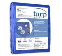 Kotap Bâche de protection/couverture multi-usage en polyester de 5 mm, imperméable, bleu, 6 x 10 m (TRA-2035)