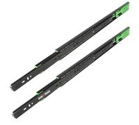KOTARBAU® 1 paire de glissières de tiroir à extension complète Softclose - 550 mm - Pour charges lourdes - Système de rails à fermeture automatique - Glissières télescopiques
