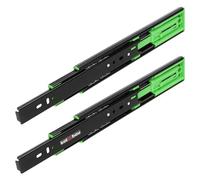 KOTARBAU® 1 paire de rails de tiroir à extension complète Softclose 250 mm pour charges lourdes coulisses coulissantes pour tiroirs système de rails à fermeture automatique