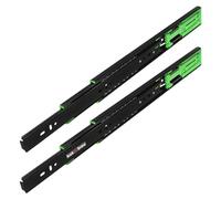 KOTARBAU® 1 paire de rails de tiroir à extension complète Softclose 350 mm pour charges lourdes coulisses coulissantes pour tiroirs système de rails à fermeture automatique