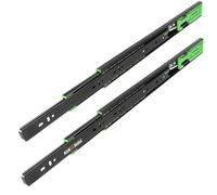 KOTARBAU® 1 paire de rails de tiroir à extension complète Softclose 450 mm pour charges lourdes coulisses coulissantes pour tiroirs système de rails à fermeture automatique