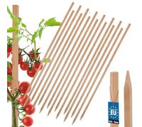 KOTARBAU® 15 Pièces Tuteur Tomate - Bois de Hêtre - 80 cm - Naturel - Tuteur Plante - Piquet de Jardin - Poteau Bois - Piquet Tomate - Support Plante Grimpante