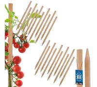 KOTARBAU® 20 Pièces Tuteur Tomate - Bois de Hêtre - 25 cm - Naturel - Tuteur Plante - Piquet de Jardin - Poteau Bois - Piquet Tomate - Support Plante Grimpante