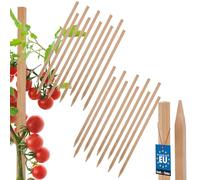 KOTARBAU® 20 Pièces Tuteur Tomate - Bois de Hêtre - 40 cm - Naturel - Tuteur Plante - Piquet de Jardin - Poteau Bois - Piquet Tomate - Support Plante Grimpante