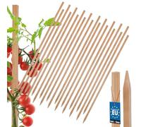 KOTARBAU® 20 Pièces Tuteur Tomate - Bois de Hêtre - 80 cm - Naturel - Tuteur Plante - Piquet de Jardin - Poteau Bois - Piquet Tomate - Support Plante Grimpante
